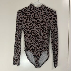 *3/$10* Cheetah Print Women’s Bodysuit Size Small